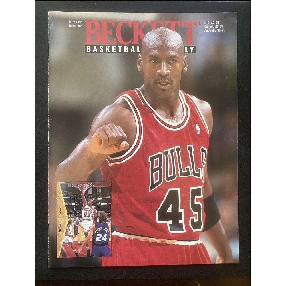 Michael Jordan Beckett Basketball Monthly May 1995 Issue #58